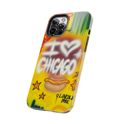 "chicago" airbrush iPhone case