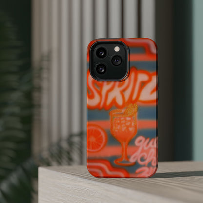MagSafe "aperol spritz pt. 2" airbrush iPhone case