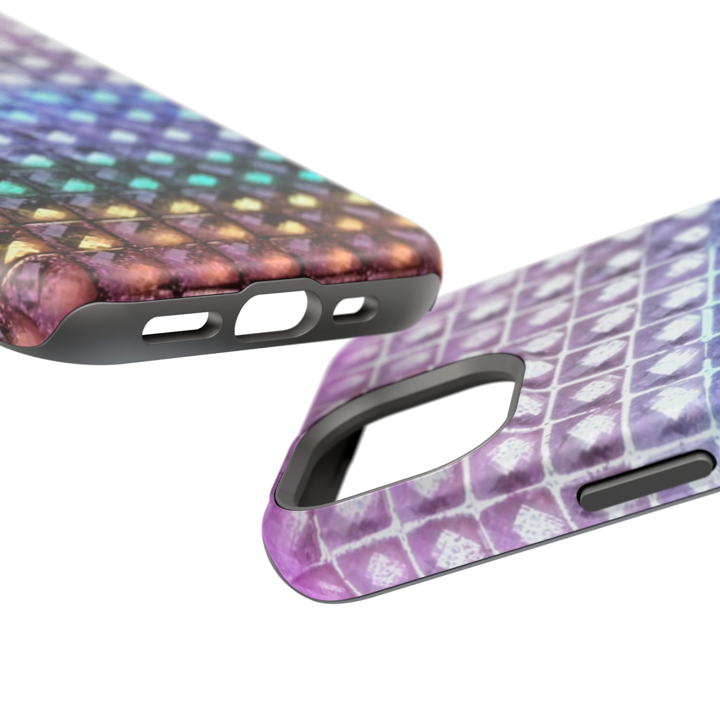 MagSafe "multicolor studs" airbrush iPhone case