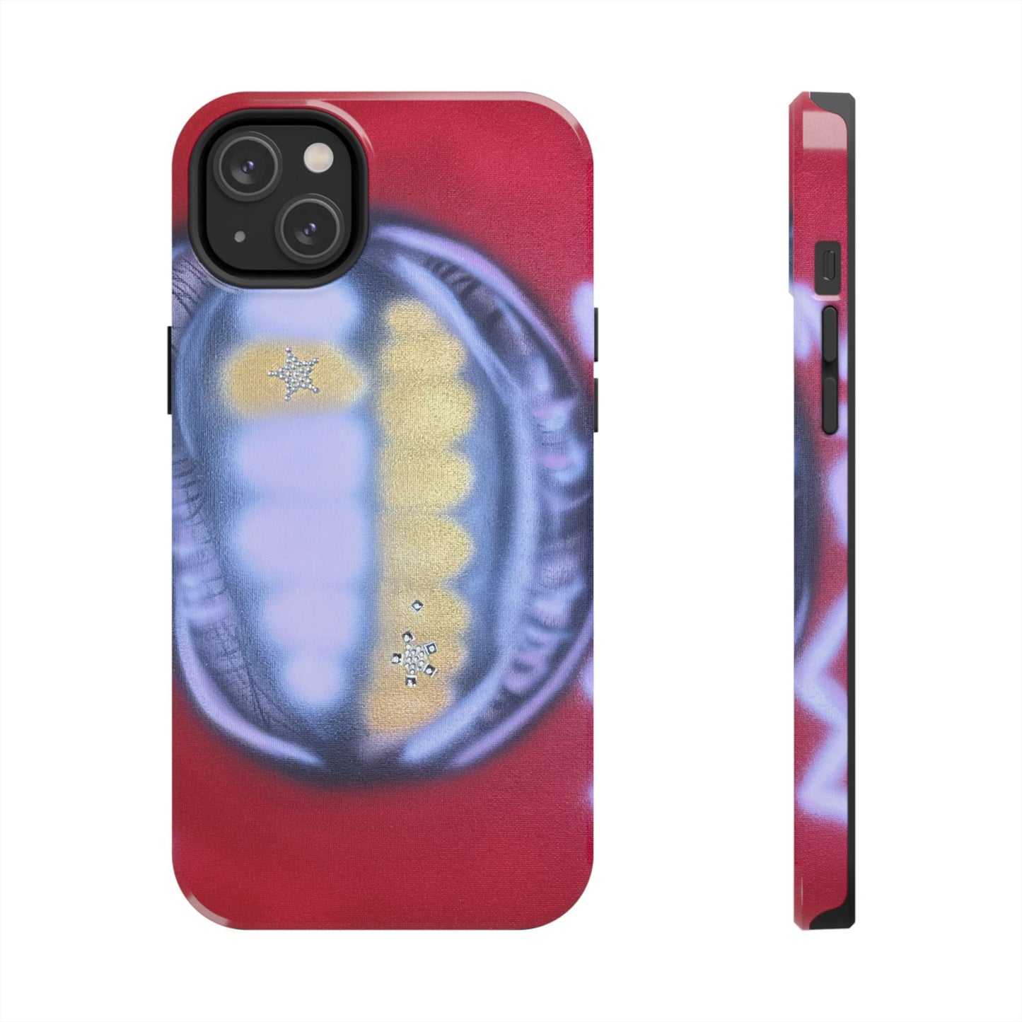 "bite me bling" airbrush iPhone case