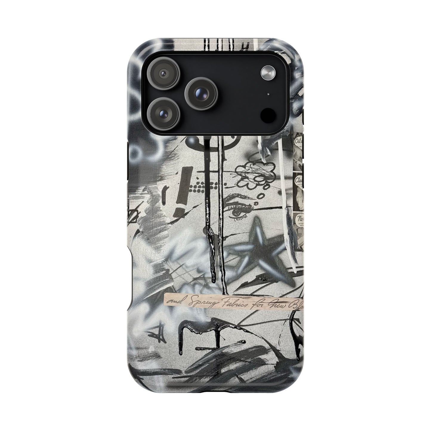 MagSafe "monochrome mood" airbrush iPhone case