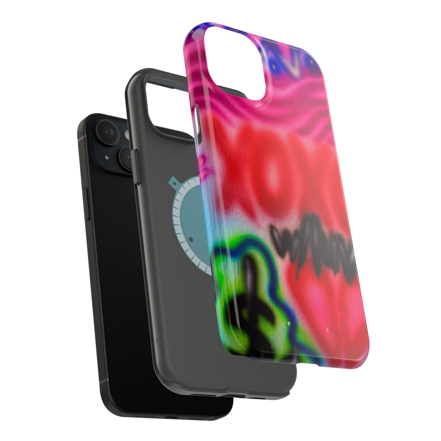 MagSafe Airbrush-iPhone-Hülle „with luv, xoxo“