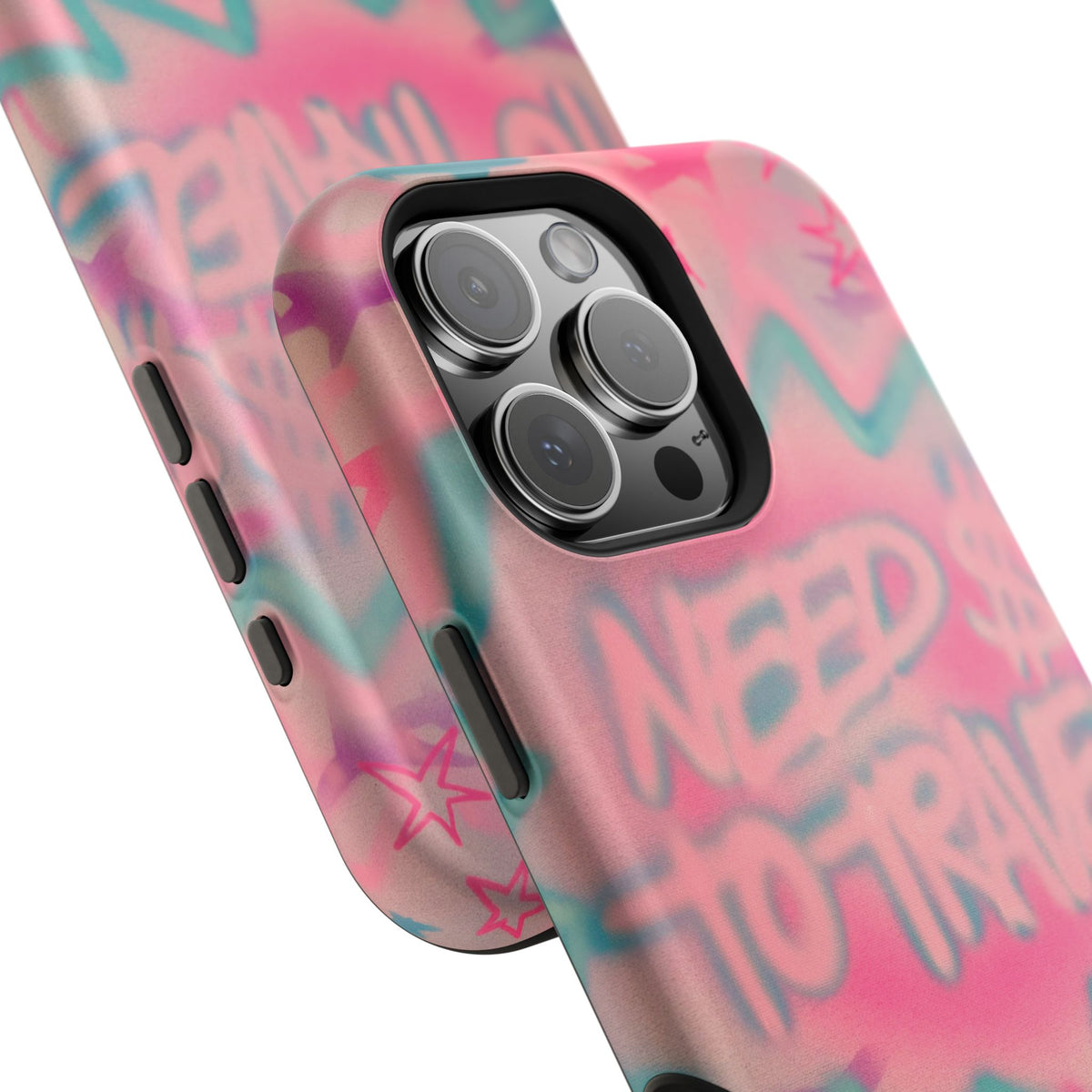 MagSafe "need $$ to travel" airbrush iPhone case