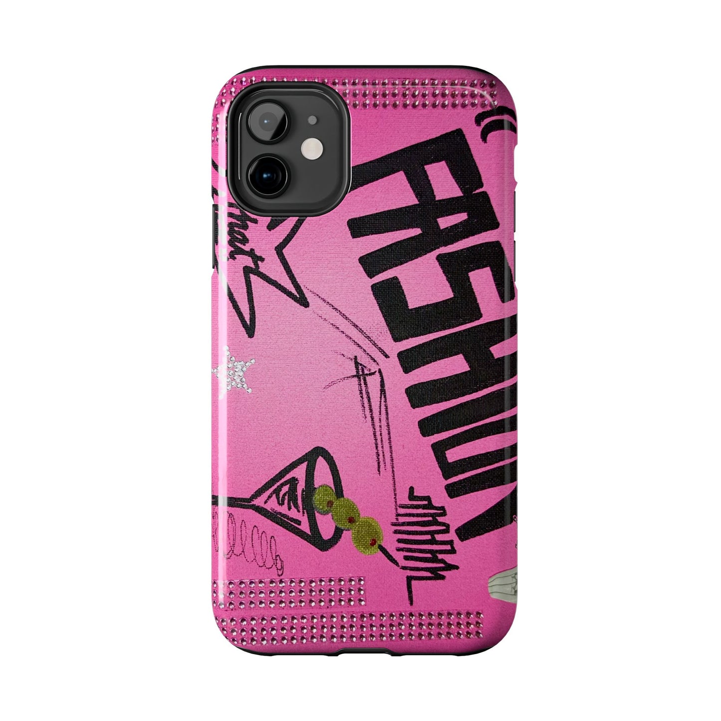 "high fashion pt. 2" airbrush iPhone case