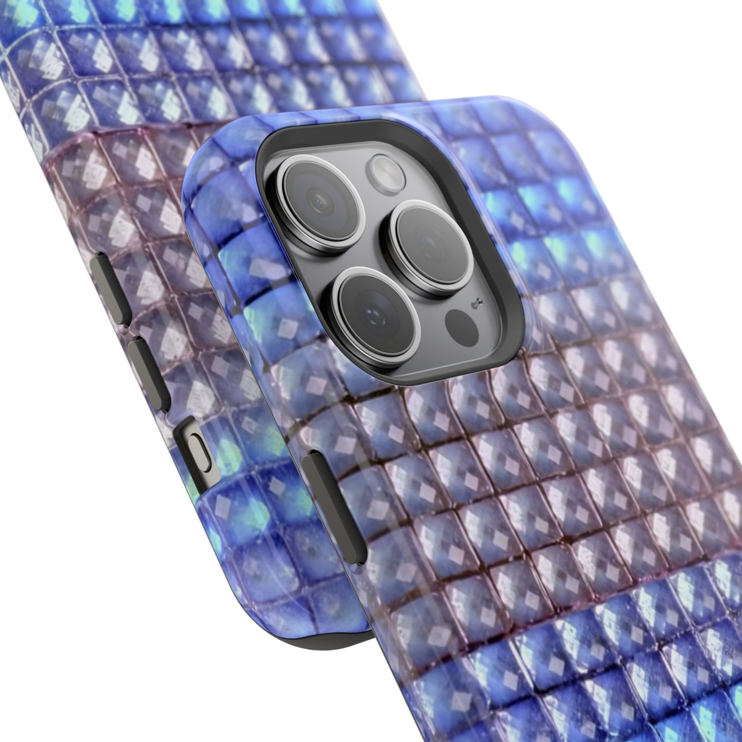 MagSafe "blue studs" airbrush iPhone case