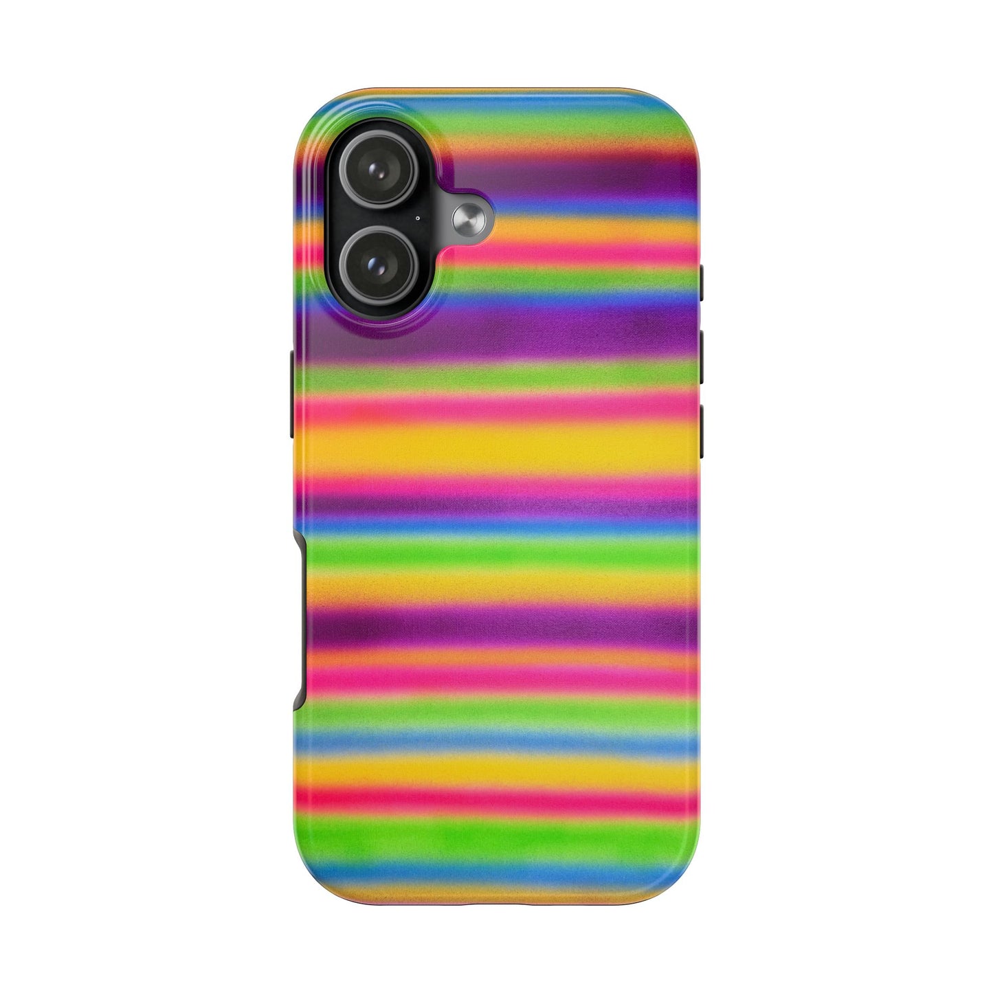 "colorful stripes" airbrush iPhone case