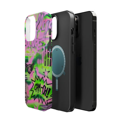 MagSafe "green camo" airbrush iPhone case