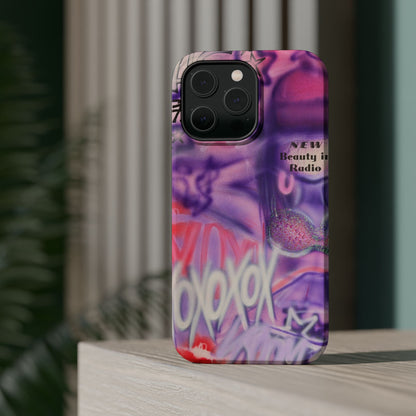MagSafe "mic check" airbrush iPhone case