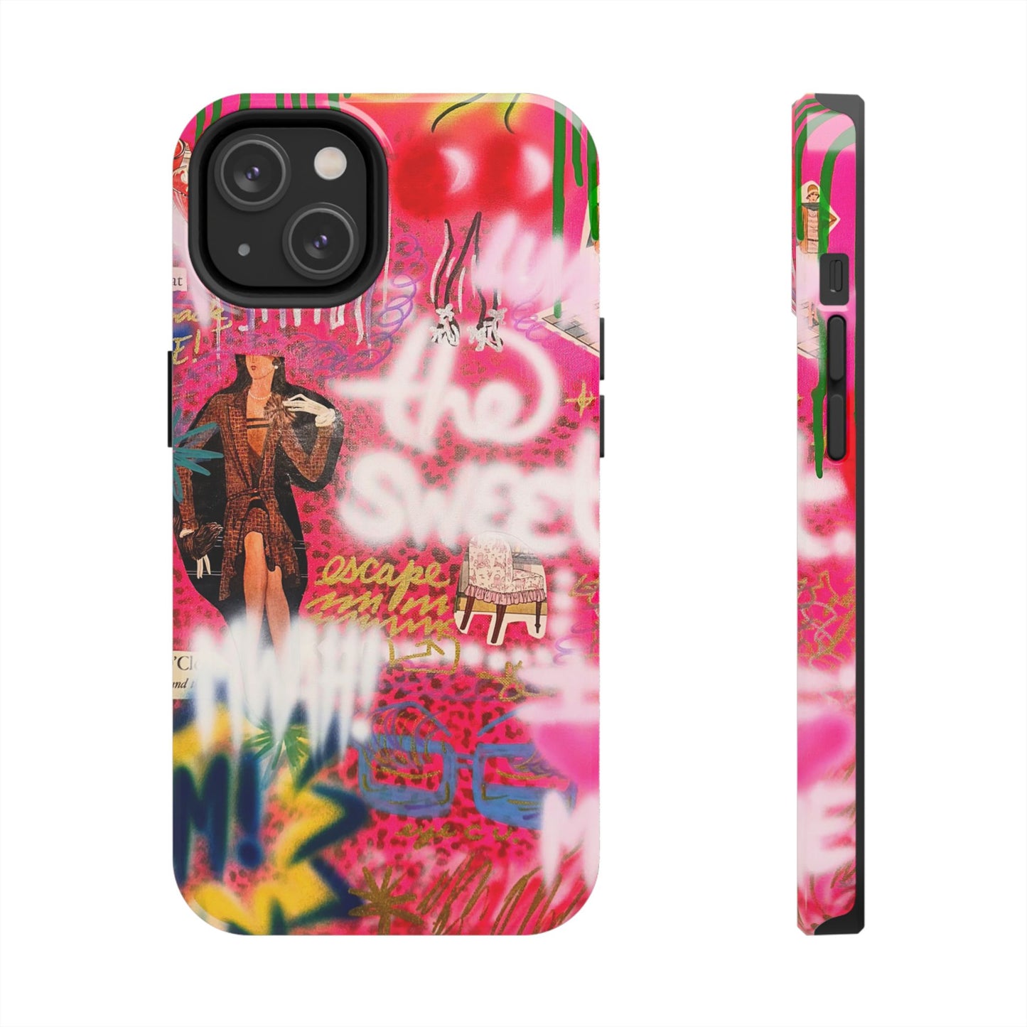 "sweet escape" airbrush iPhone case