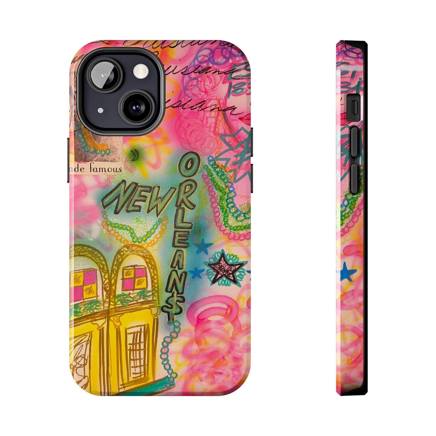 "new orleans, la" airbrush iPhone case