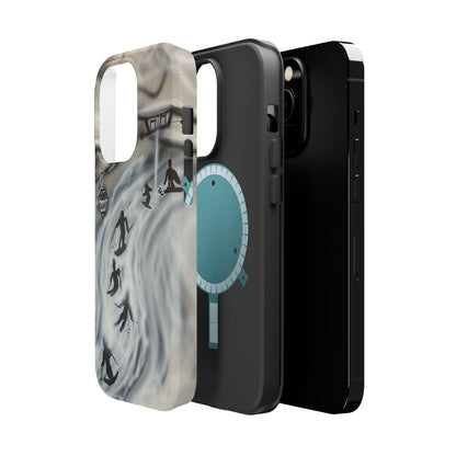 MagSafe "arctic avalanche" airbrush iPhone case