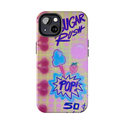 "sugar rush" airbrush iPhone case