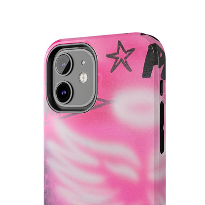 "pink angel wings" airbrush iPhone case