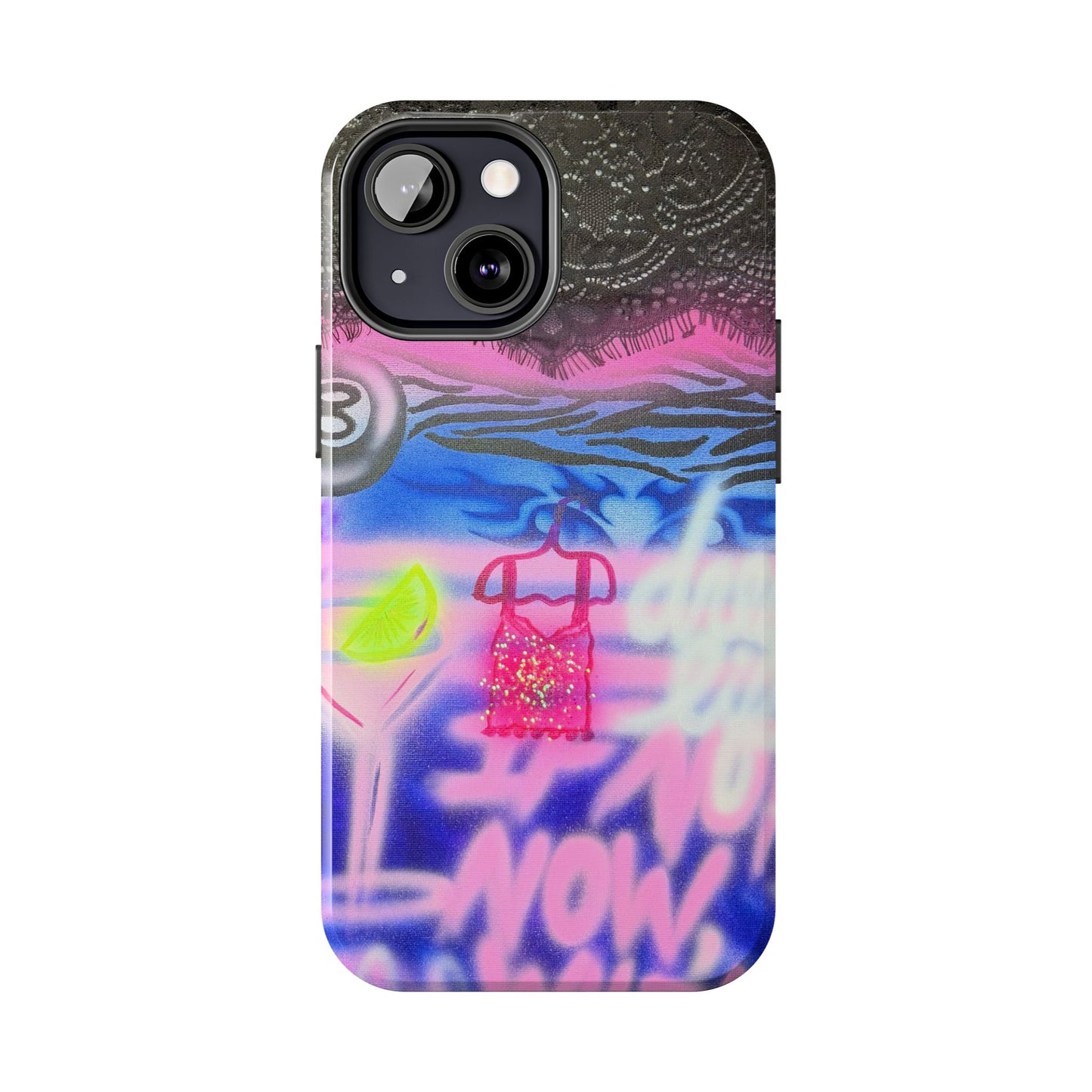 "dream life pt. 2" airbrush iPhone case