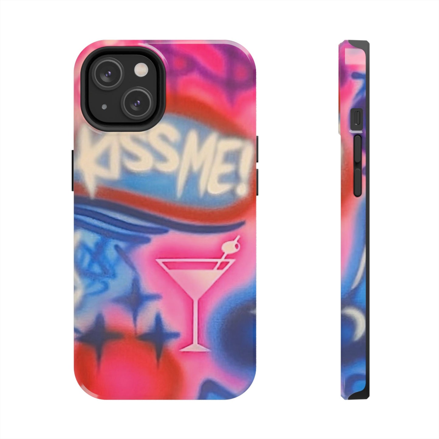 "kiss me pt. 2" airbrush iPhone case