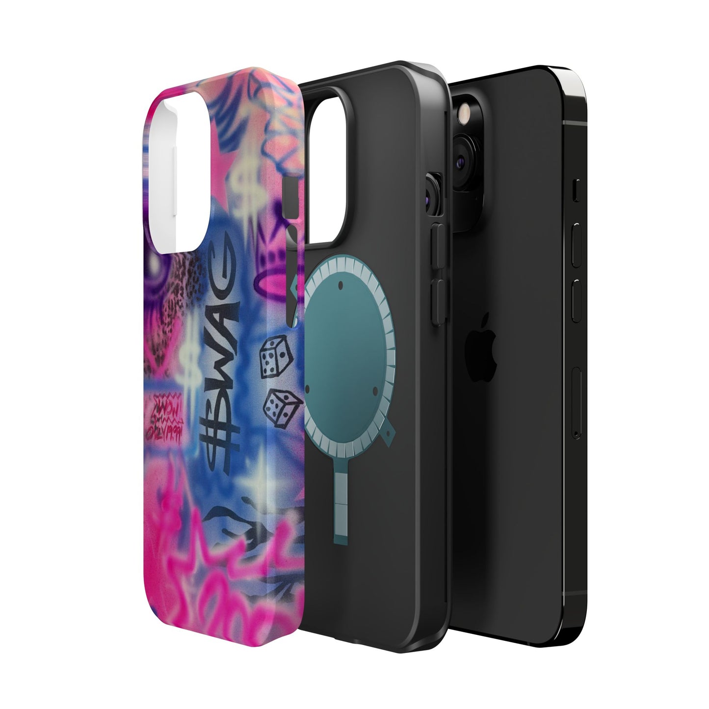 MagSafe "$wag" airbrush iPhone case