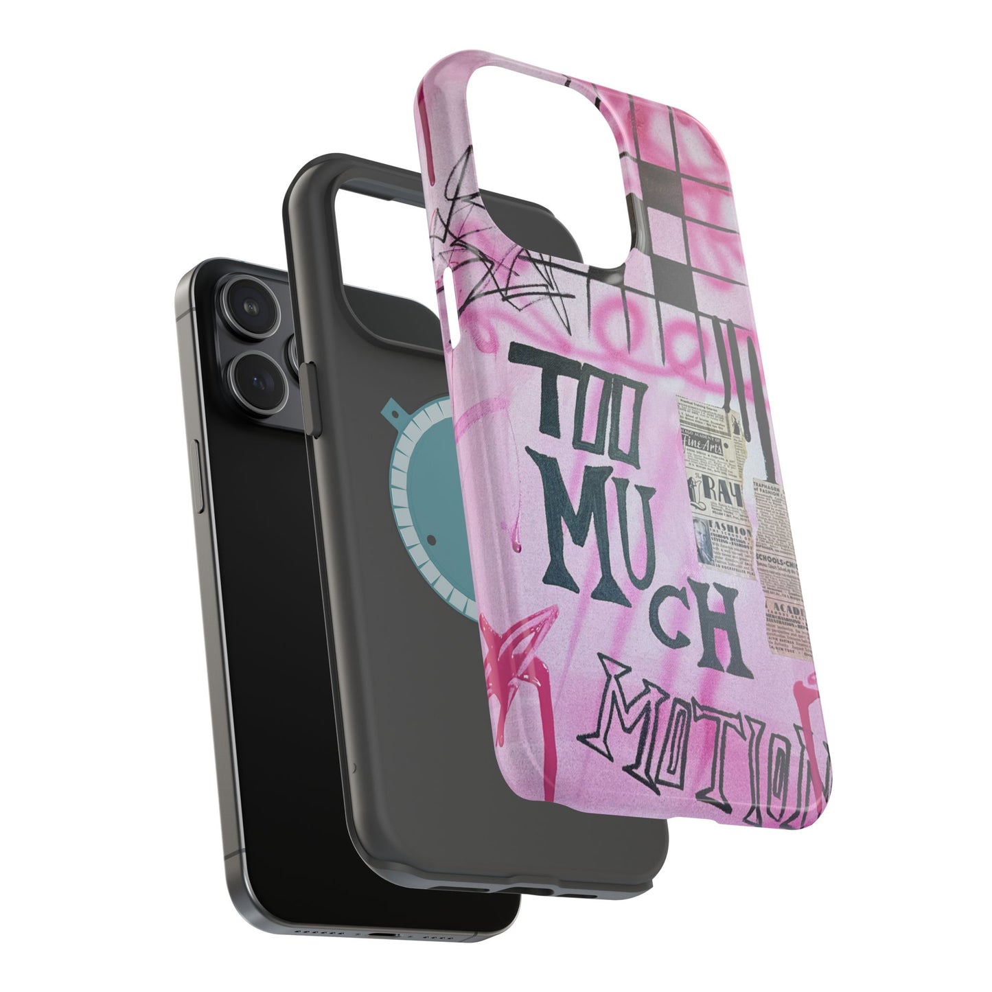 MagSafe "too much motion" airbrush iPhone case