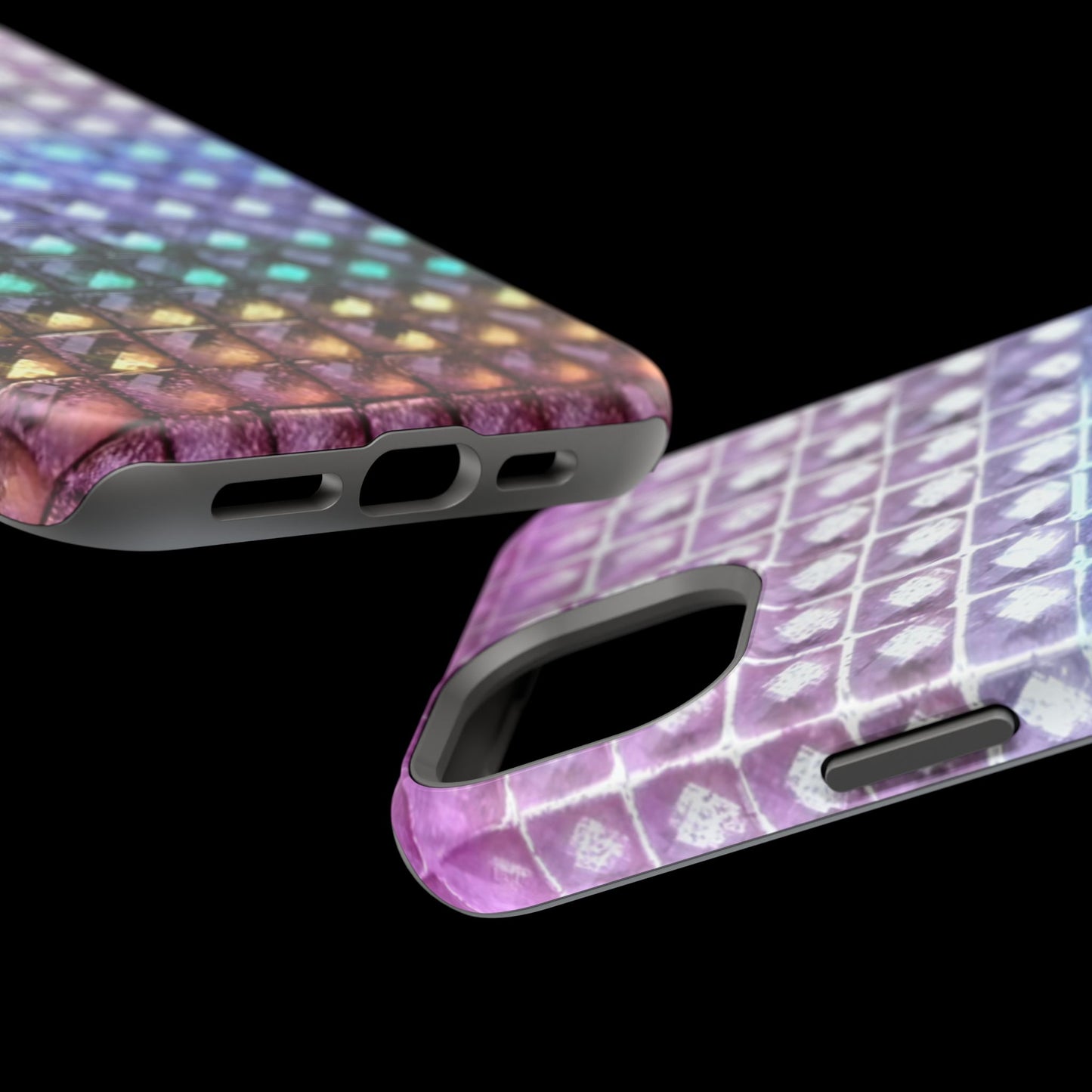 MagSafe "multicolor studs" airbrush iPhone case