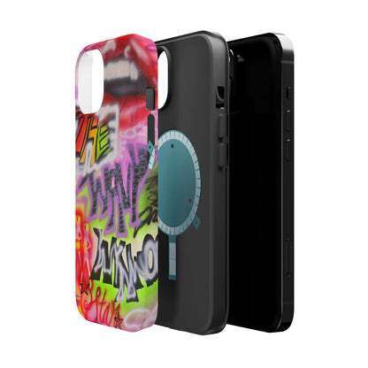 MagSafe "wynwood gold" airbrush iPhone case