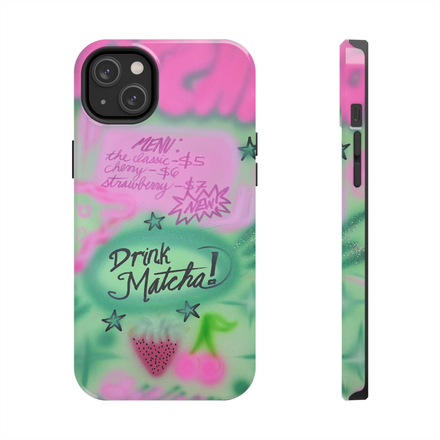 "matcha!" airbrush iPhone case