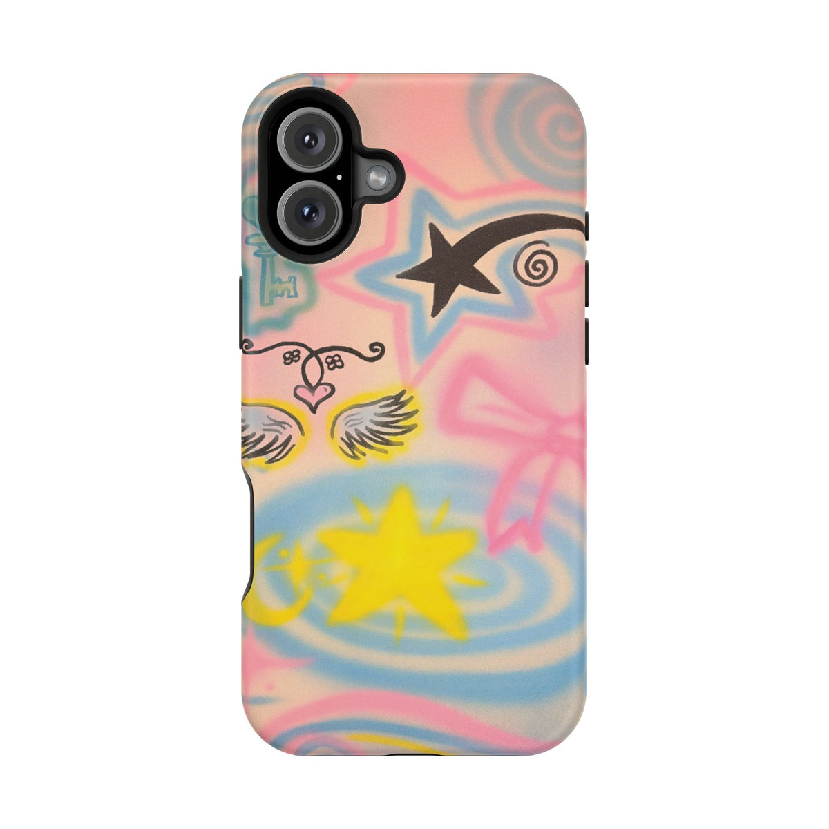 MagSafe "star energy" airbrush iPhone case