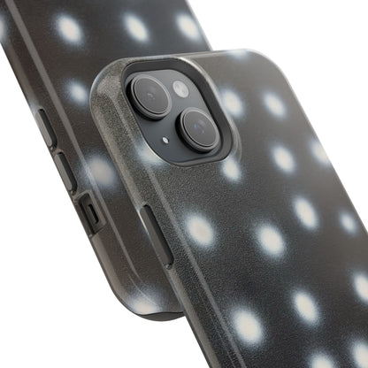 MagSafe "coconut noir polka dot" airbrush iPhone case