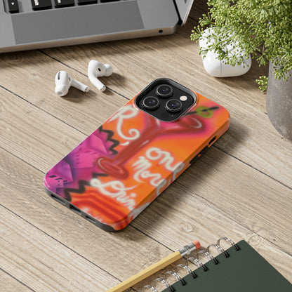 "one more drink!" airbrush iPhone case
