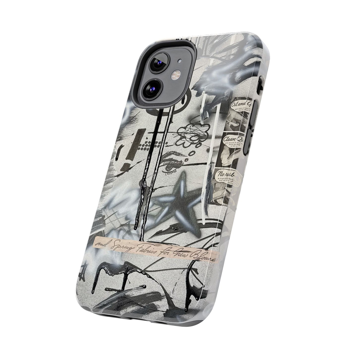 "monochrome mood" airbrush iPhone case