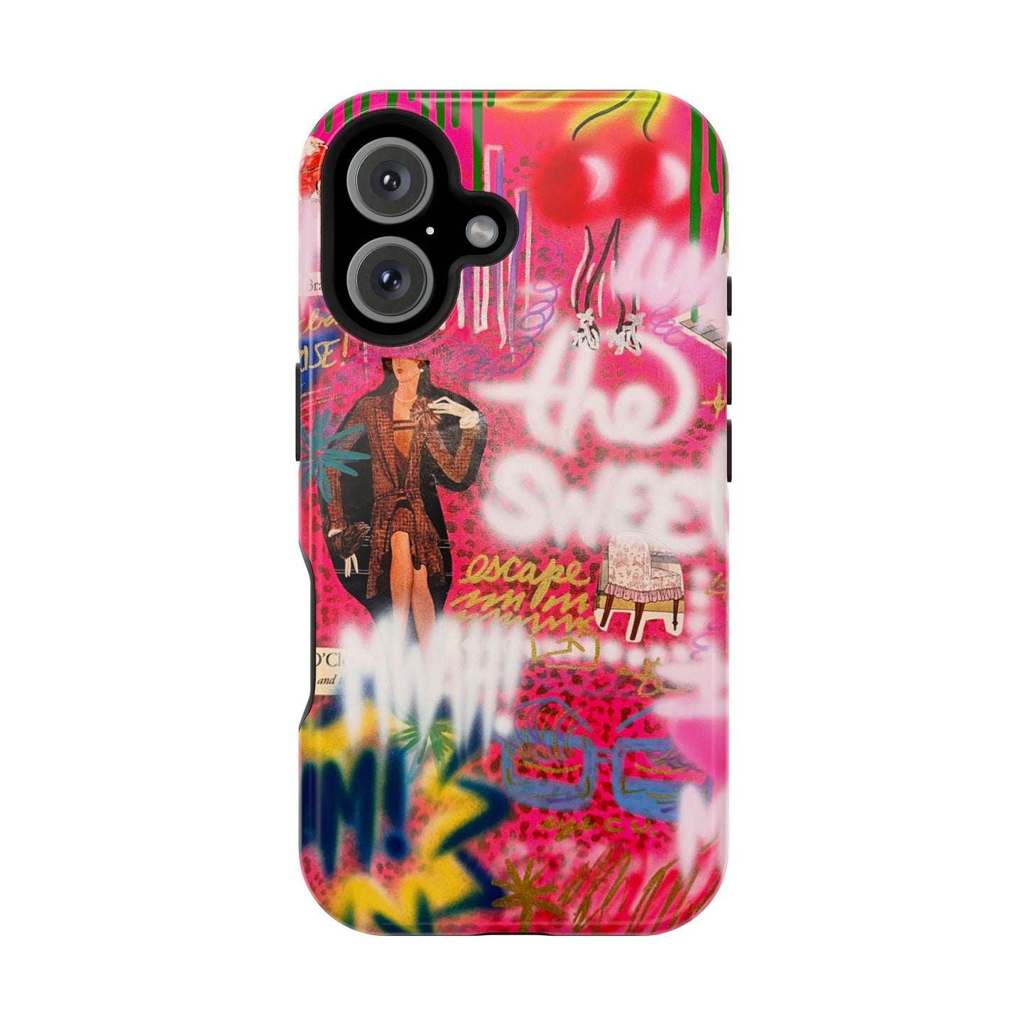 MagSafe "Sweet Escape" Airbrush iPhone Hülle