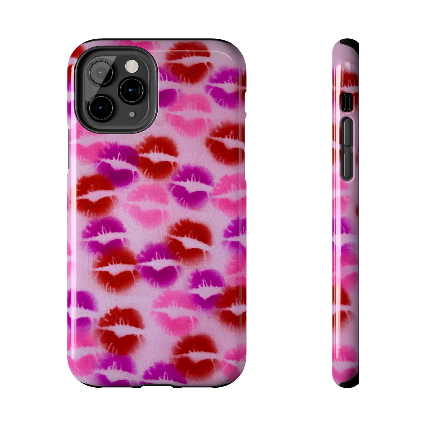 "mwah" airbrush iPhone case