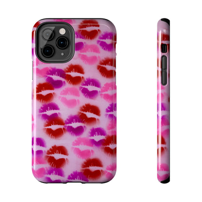"mwah" airbrush iPhone case