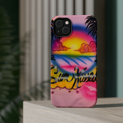 MagSafe "sunkissed" airbrush iPhone case