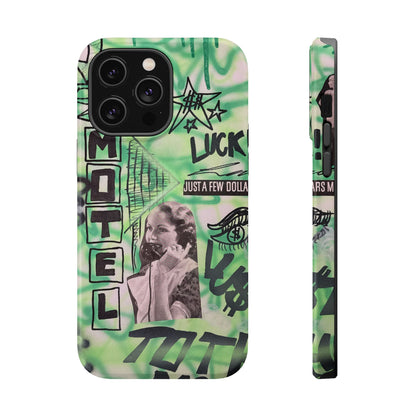 MagSafe "lust over luck" airbrush iPhone case