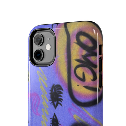 "eye$ on lies" airbrush iPhone case