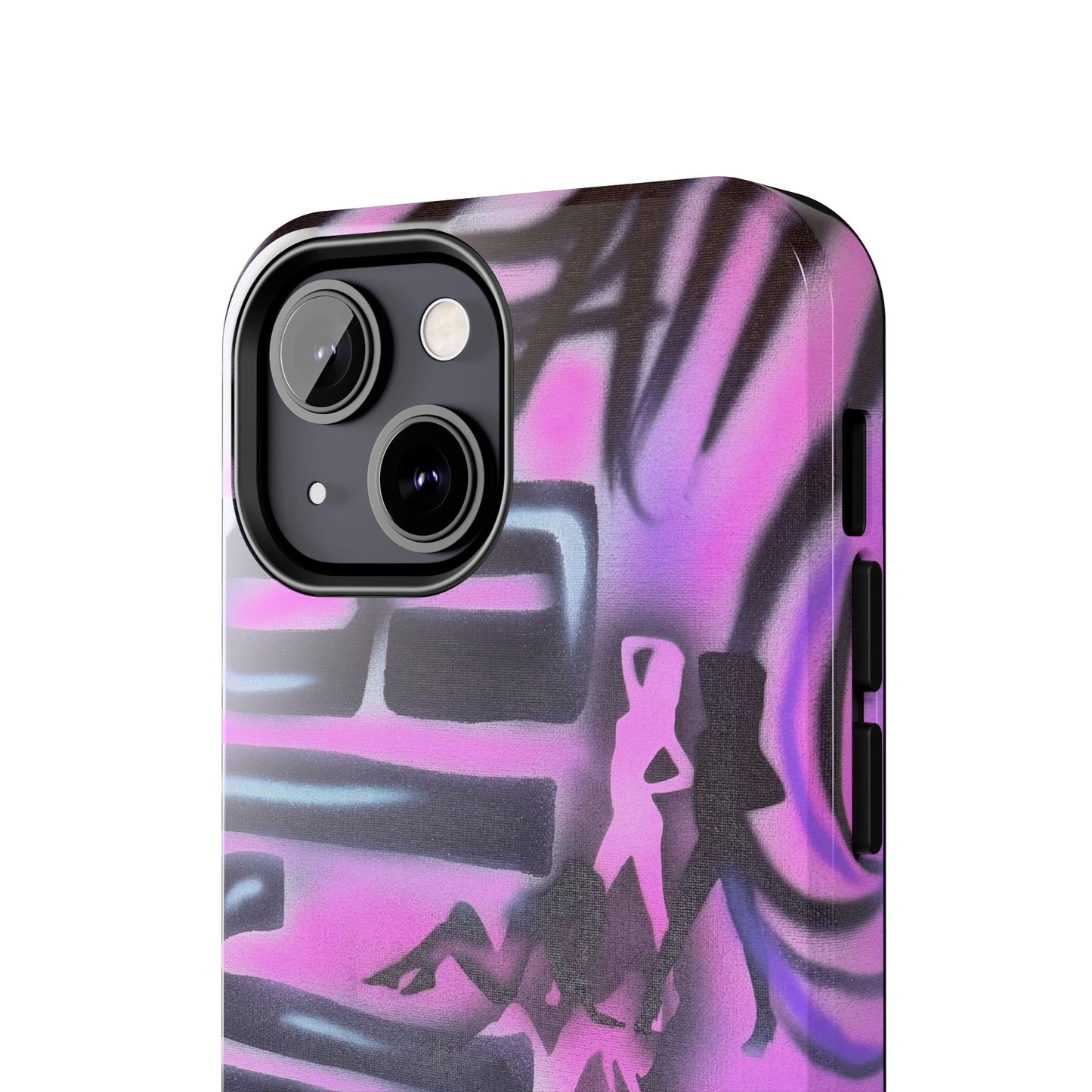 "neon nights" airbrush iPhone case