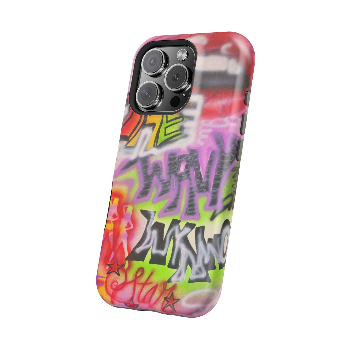 MagSafe "wynwood gold" airbrush iPhone case