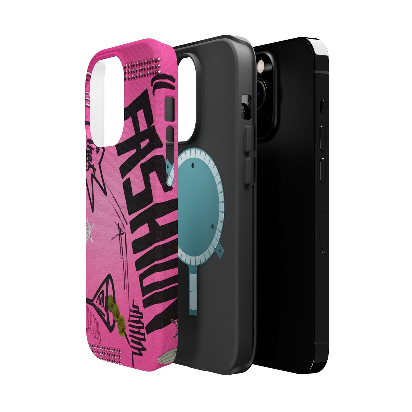 MagSafe "high fashion pt. 2" airbrush iPhone case
