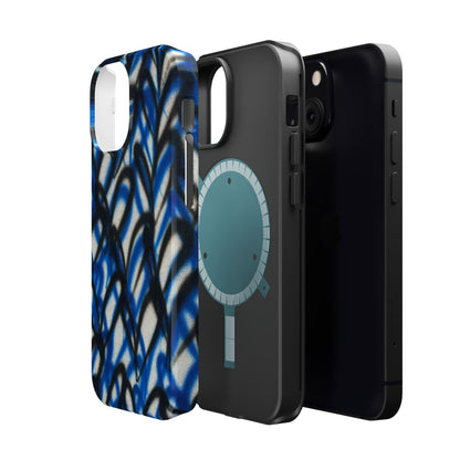 MagSafe "abstract hearts" airbrush iPhone case