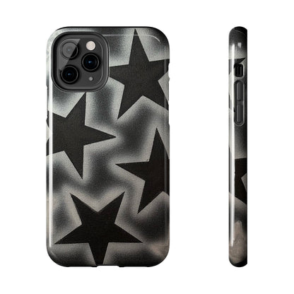 "chrome stars" airbrush iPhone case