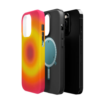 MagSafe "Pink Lemonade Aura" Airbrush iPhone Case
