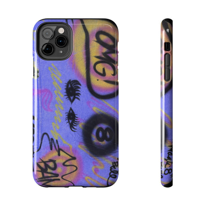 "eye$ on lies" airbrush iPhone case