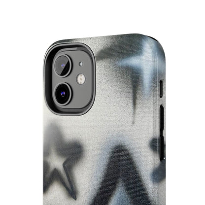 "black & white stars" airbrush iPhone case