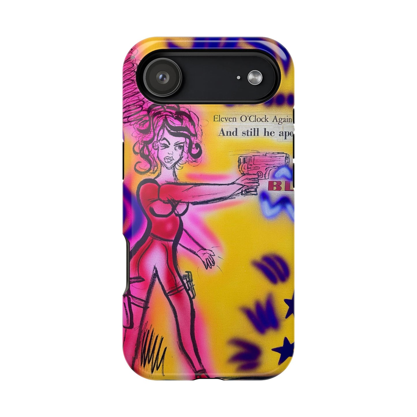 MagSafe „Spiraling Thoughts“ Airbrush iPhone Hülle