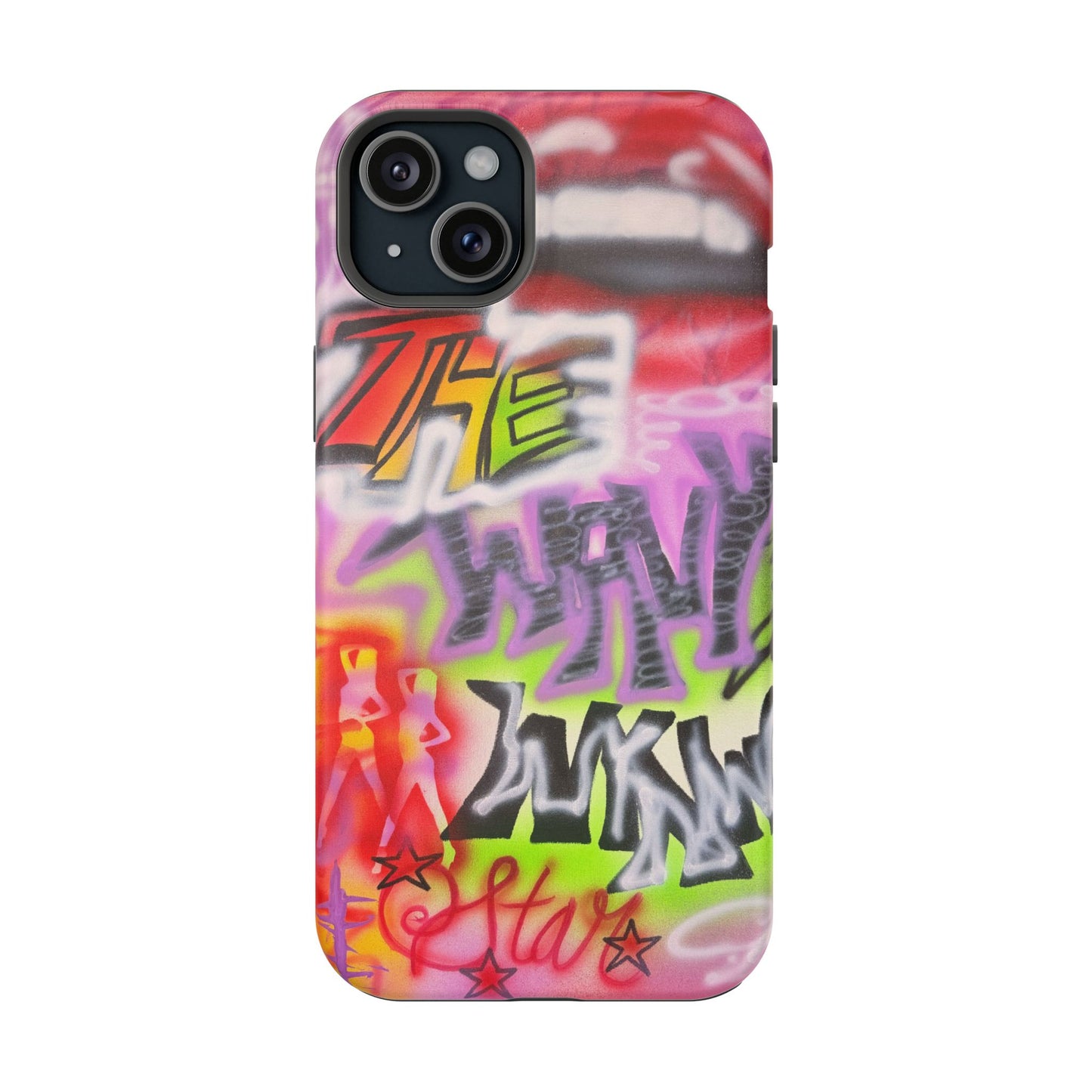 MagSafe "wynwood gold" airbrush iPhone case