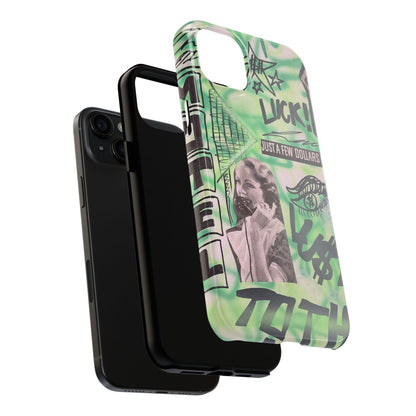 "lust over luck" airbrush iPhone case