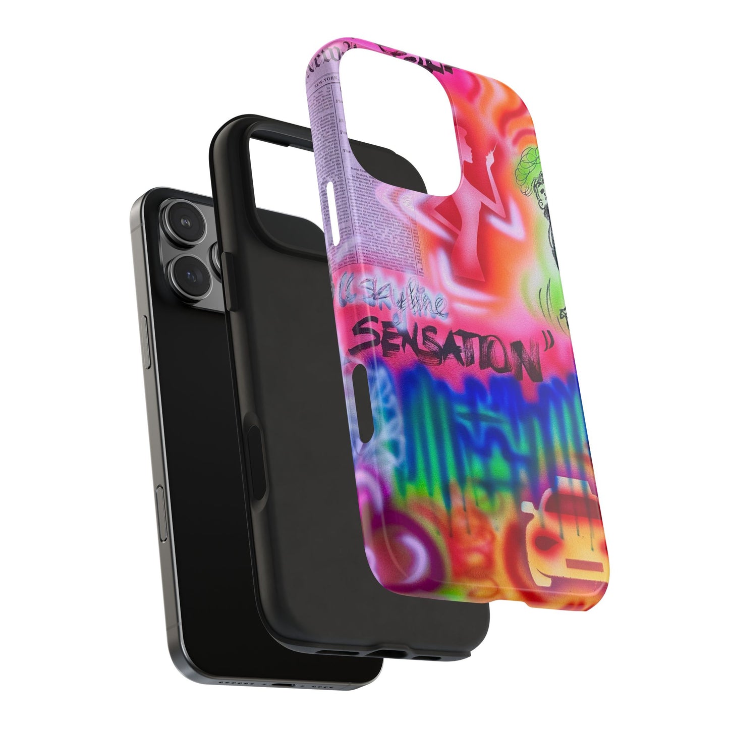 "skyline sensation" airbrush iPhone case