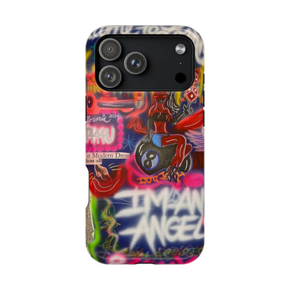MagSafe "im an angel" airbrush iPhone case