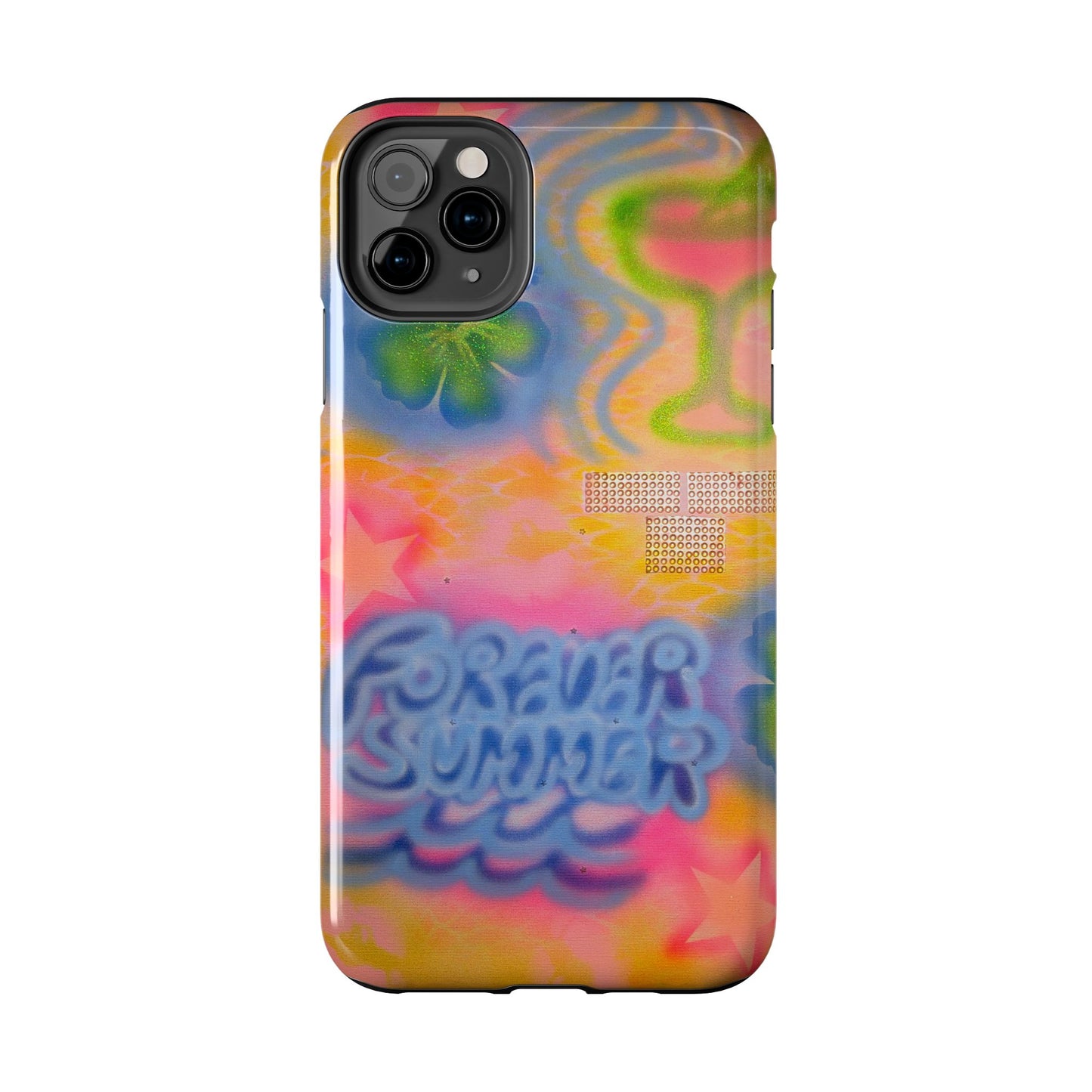 "forever summer" airbrush iPhone case