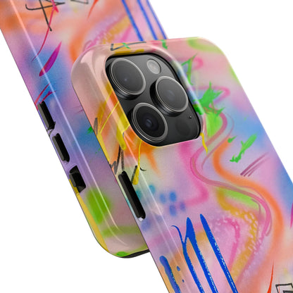 "neon haze" airbrush iPhone case