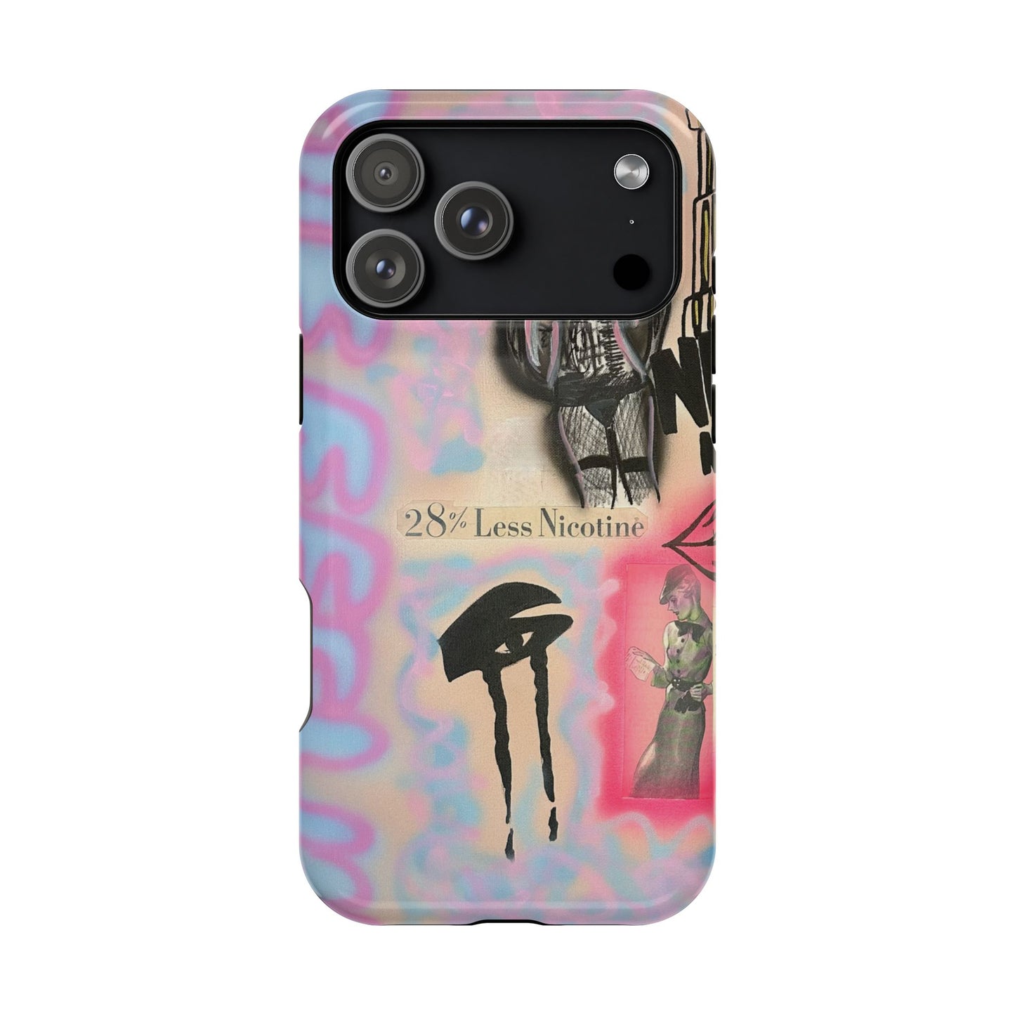 MagSafe "the feeling" airbrush iPhone case